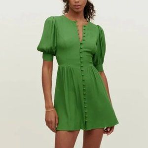 Reformation Laylin Dress - Kelly Green